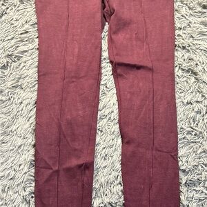 LOFT Deep Burgundy Knitwear Leggings Size‎ 6